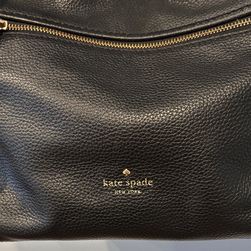 Kate Spade Black Pebbled Leather Shoulder Bag - Picture 2 of 9